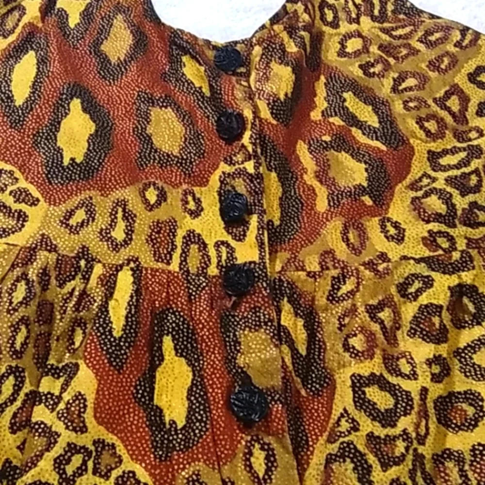 ANIMAL PRINT JUMPER W/Head Wrap NWOT